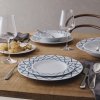 porcelanowe talerzyki deserowe Sottsass kobaltowa linia